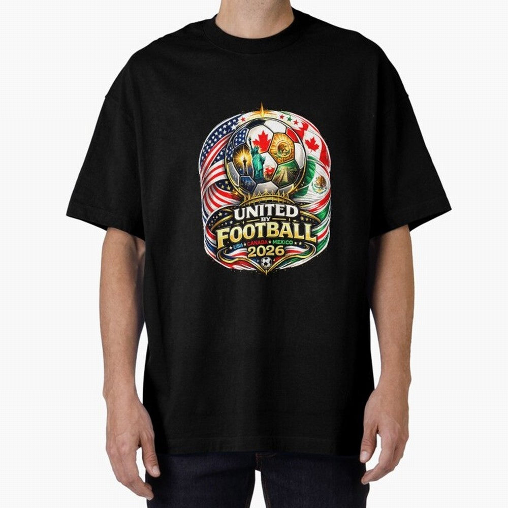 United By Football 2026 USA Canada Mexico Classic T-Shirt Carry the Dream of FIFA World Cup 2026 Spirit, Highlighting Germany, Haaland, Worldwide Fan Energy, Dramatic Goals, Stadium Lights and Championship Celebrations; Created for Match Day