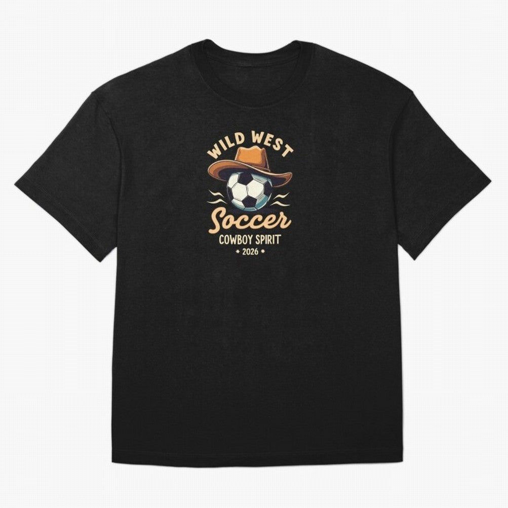 Wild West Soccer Cowboy Spirit World Cup 2026 Classic T-Shirt Bring Legendary Rivalry Energy to Match Day Hype around FIFA World Cup 2026 Group Stage, Messi, Neymar and Mbappe, England, Global Supporter Spirit, Legendary Goals, National Colors and