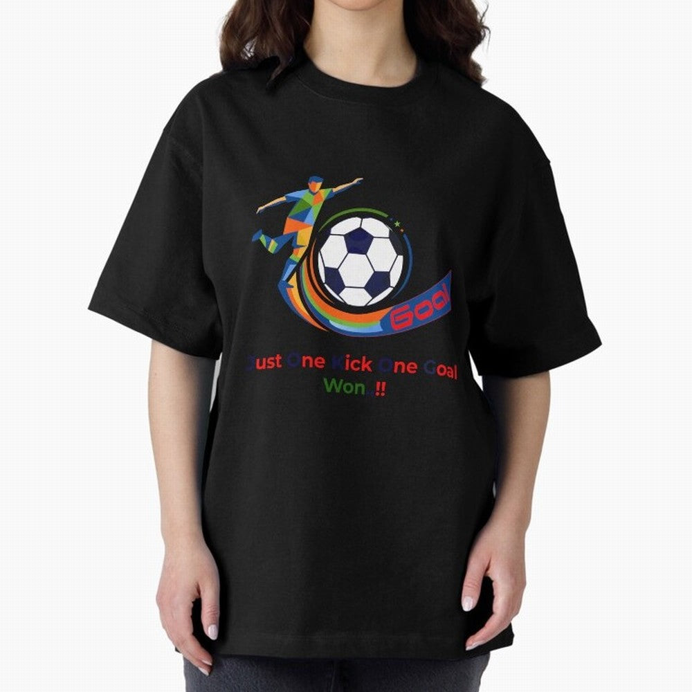 Football Striker Goal Celebration - Just One Kick Classic T-Shirt Create Global Football Passion for FIFA World Cup 2026 Group Stage, Celebrating Messi, Argentina, France and Brazil, Sports Nostalgia, International Competition, Famous Players and