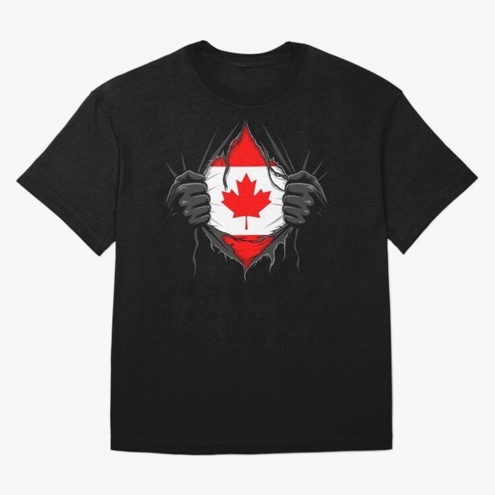 Canada Flag - National Team Fans Classic T-Shirt Celebrate Global Passion for the FIFA World Cup 2026 USA Canada Mexico Journey through Mbappe and Neymar Highlights, France Pride, Tournament Hype, Historic Matchups, Family Viewing Parties and