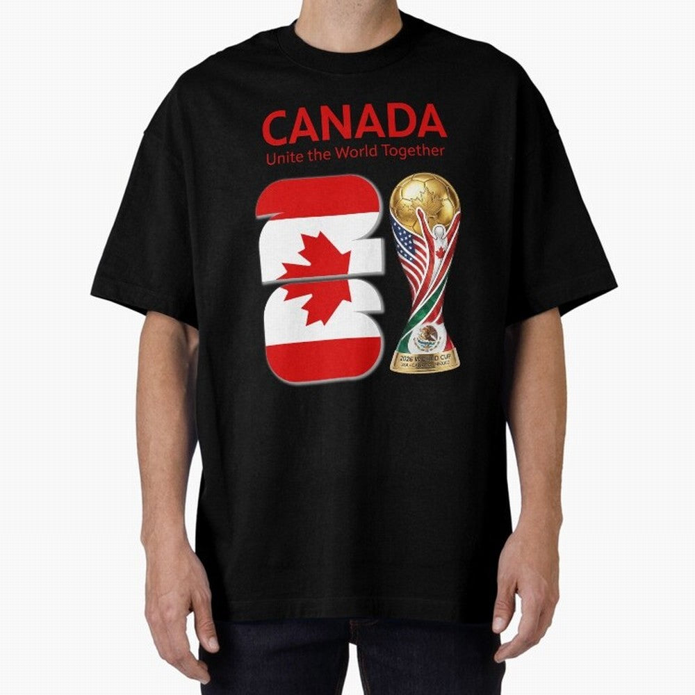 World Cup 2026, IMG 019, CANADA 001 Classic T-Shirt Bring Supporter Culture to Global Football Passion for FIFA World Cup 2026, Celebrating Messi, Neymar and Mbappe, Portugal, Spain and Germany, Football Passion, Legendary Performances, Festival
