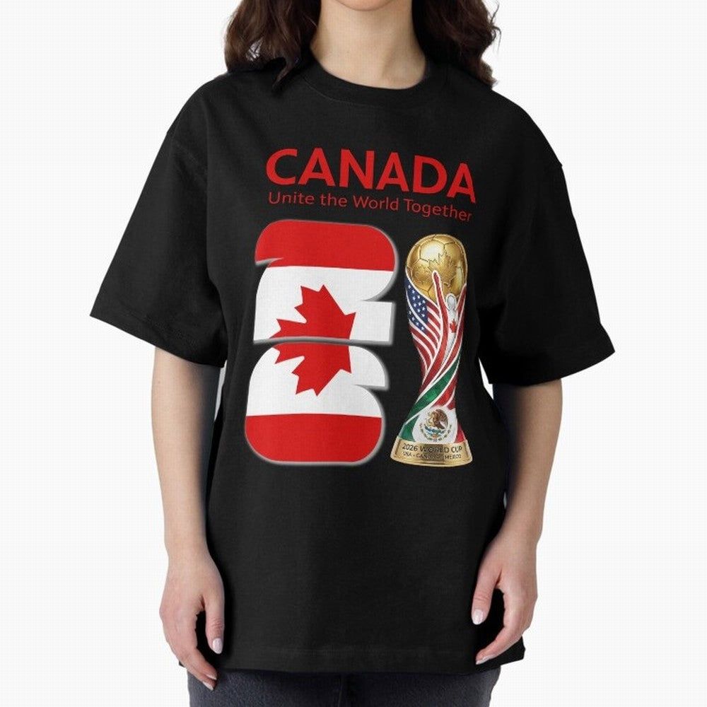 World Cup 2026, IMG 019, CANADA 001 Classic T-Shirt Bring Supporter Culture to Global Football Passion for FIFA World Cup 2026, Celebrating Messi, Neymar and Mbappe, Portugal, Spain and Germany, Football Passion, Legendary Performances, Festival
