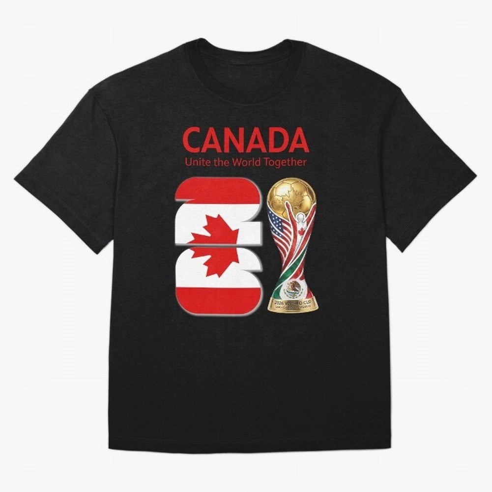 World Cup 2026, IMG 019, CANADA 001 Classic T-Shirt Bring Supporter Culture to Global Football Passion for FIFA World Cup 2026, Celebrating Messi, Neymar and Mbappe, Portugal, Spain and Germany, Football Passion, Legendary Performances, Festival