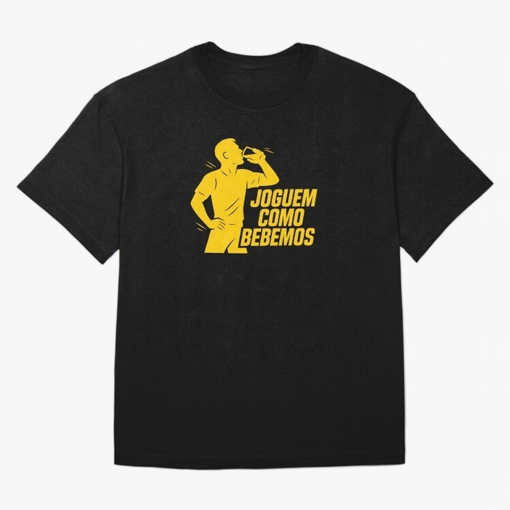 Joguem Como Bebemos Classic T-Shirt Celebrate the Magic of FIFA World Cup 2026 Group Stage Spirit, Driven by Portugal, Messi, Match Day Excitement, Supporter Culture, Golden Goals and Global Football Passion; Perfect for Supporters Who Want Bold