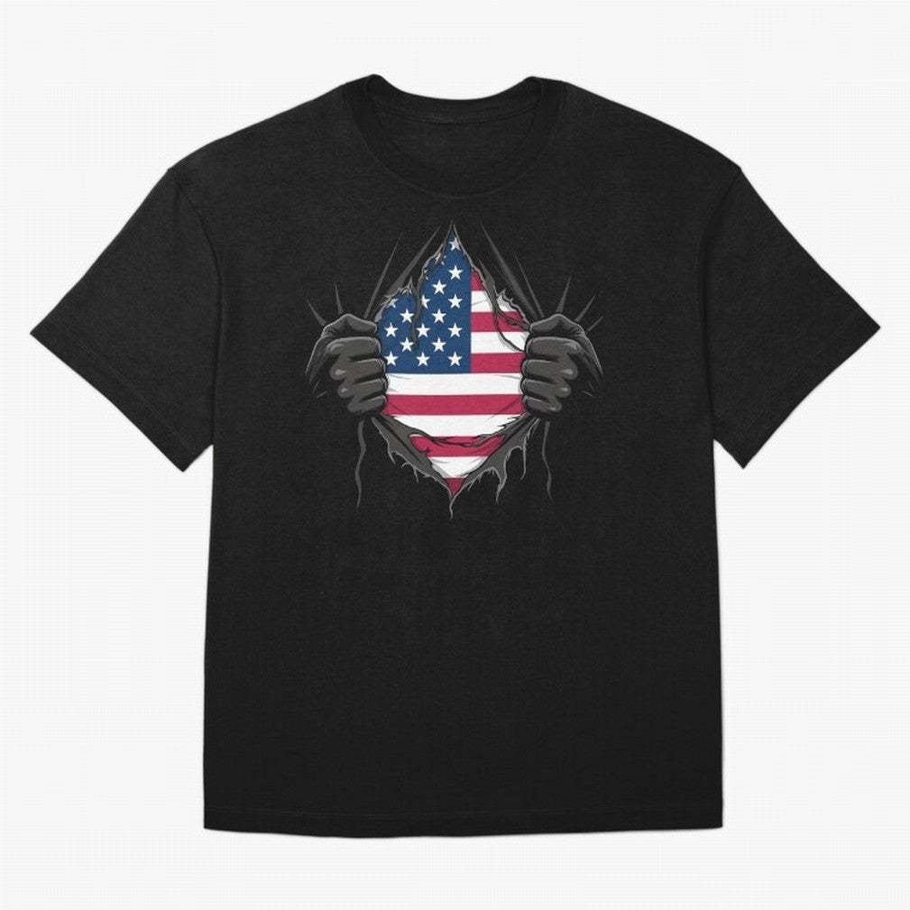 USA Flag - National Team Fans Classic T-Shirt Back Your Heroes with Match Day Hype around FIFA World Cup 2026, Mbappe and Neymar, England, Champion Mindset, Group Stage Buzz, Knockout Tension and Passionate Fan Culture; Perfect for Supporters Who