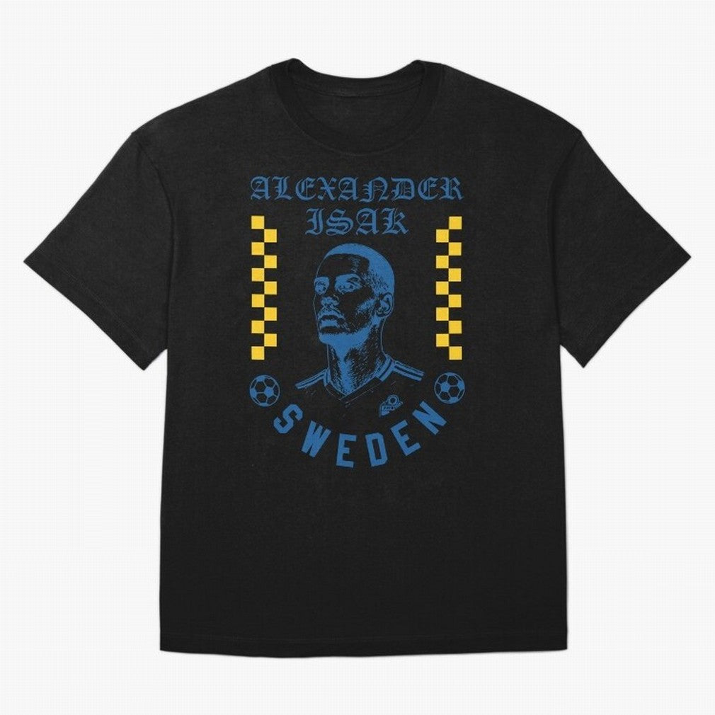 Alexander Isak Sweden Soccer Star Retro Football Fan Design Classic T-Shirt Support Iconic Players in the FIFA World Cup 2026 Group Stage Journey through Neymar, Haaland and Cristiano Ronaldo Highlights, Netherlands Pride, Global Supporter Spirit,