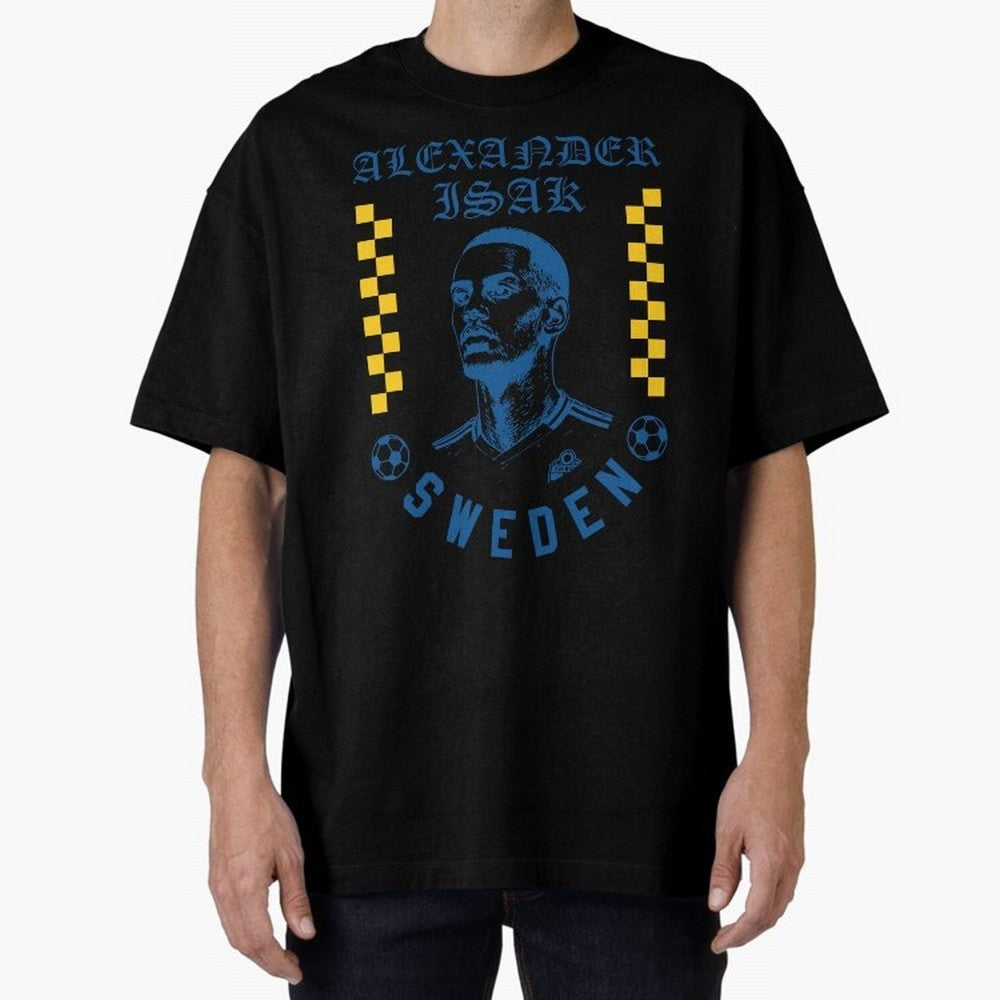 Alexander Isak Sweden Soccer Star Retro Football Fan Design Classic T-Shirt Support Iconic Players in the FIFA World Cup 2026 Group Stage Journey through Neymar, Haaland and Cristiano Ronaldo Highlights, Netherlands Pride, Global Supporter Spirit,