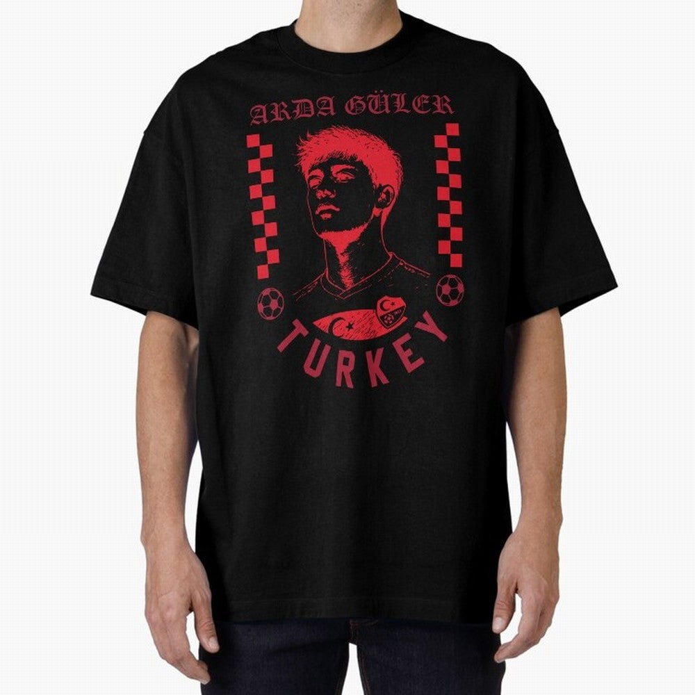Arda G¨¹ler Turkey Soccer Legend Retro Football Fan Design Classic T-Shirt Experience FIFA World Cup 2026 USA Canada Mexico for Fans of Cristiano Ronaldo, Haaland and CR7 and Spain and Netherlands, Bringing Goal Celebration Energy, Supporter