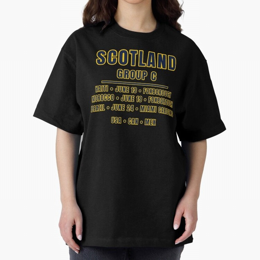 Scotland World Cup 2026 Fixtures T-Shirt ¨C Group C Football Shirt Classic T-Shirt Build FIFA World Cup 2026 Connected to Cristiano Ronaldo, England, France and Netherlands Energy, Supporter Pride, Iconic Celebrations, Legendary Names and Global