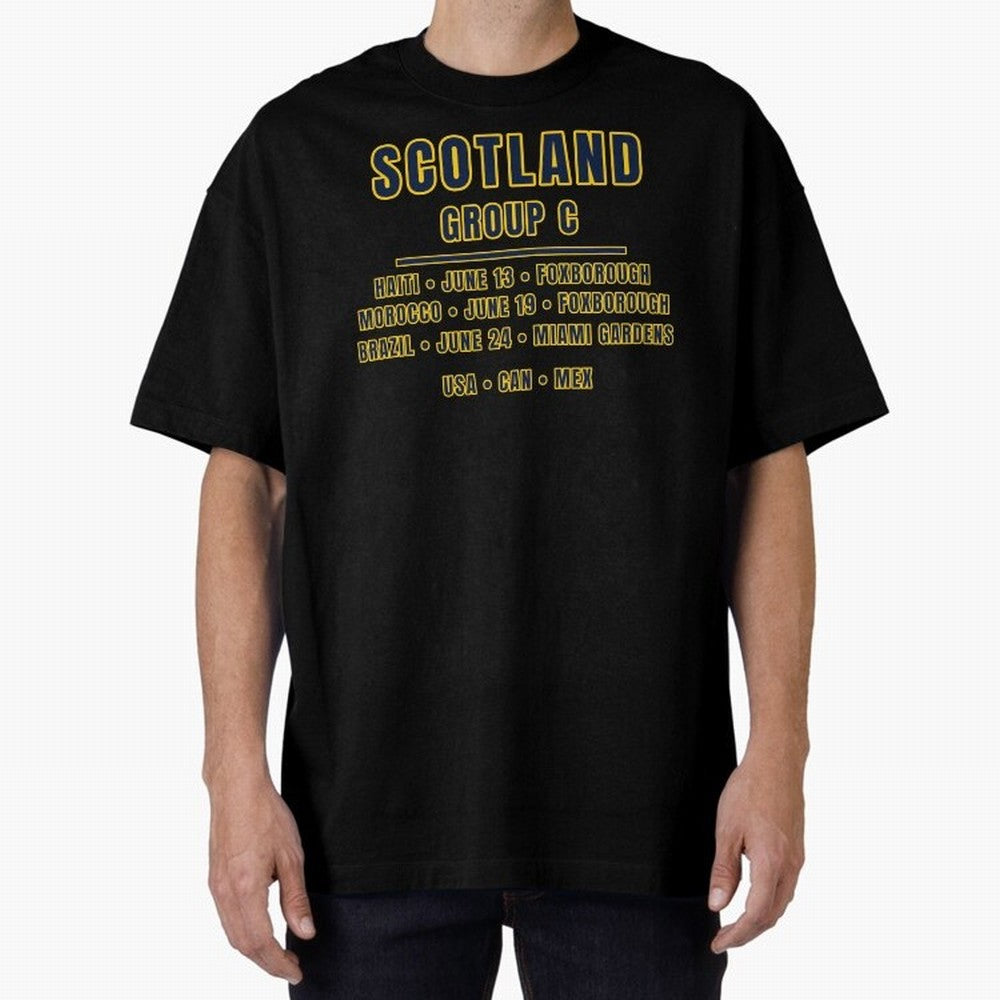 Scotland World Cup 2026 Fixtures T-Shirt ¨C Group C Football Shirt Classic T-Shirt Build FIFA World Cup 2026 Connected to Cristiano Ronaldo, England, France and Netherlands Energy, Supporter Pride, Iconic Celebrations, Legendary Names and Global