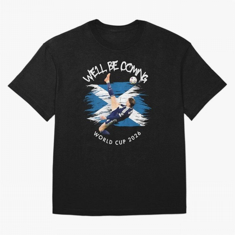 We'll be coming 2026 - Scotland World Cup 2026 ¨C Tartan Army Returns Classic T-Shirt Bring a Vintage Feel to FIFA World Cup 2026 Featuring Messi, Neymar and Mbappe, Netherlands Energy, Football Festival Excitement, Trophy Ambitions, Country