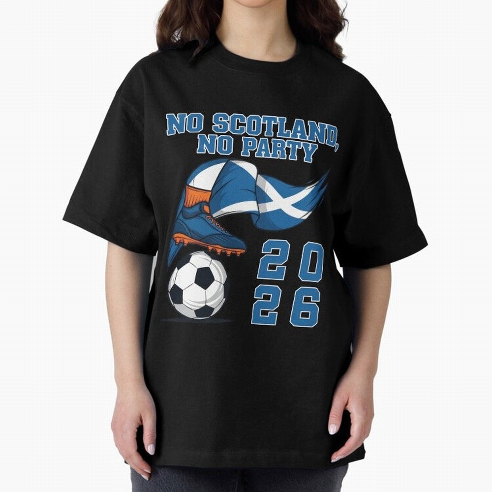 No Scotland, No Party, Scottish, Tartan Army - World Cup 2026 Classic T-Shirt Enjoy FIFA World Cup 2026 USA Canada Mexico Spirit, Connected to Portugal, CR7 and Messi, Vintage Soccer Flavor, Modern Football Stars, National Flags and Final Night