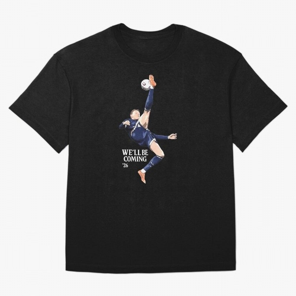 Scotland We'll Be Coming 26 World Cup 26 Classic T-Shirt Experience the Global Stage of FIFA World Cup 2026 USA Canada Mexico Capturing Messi and Cristiano Ronaldo, Brazil, Portugal and Argentina Energy, Fan Favorite Moments, National Team Passion,