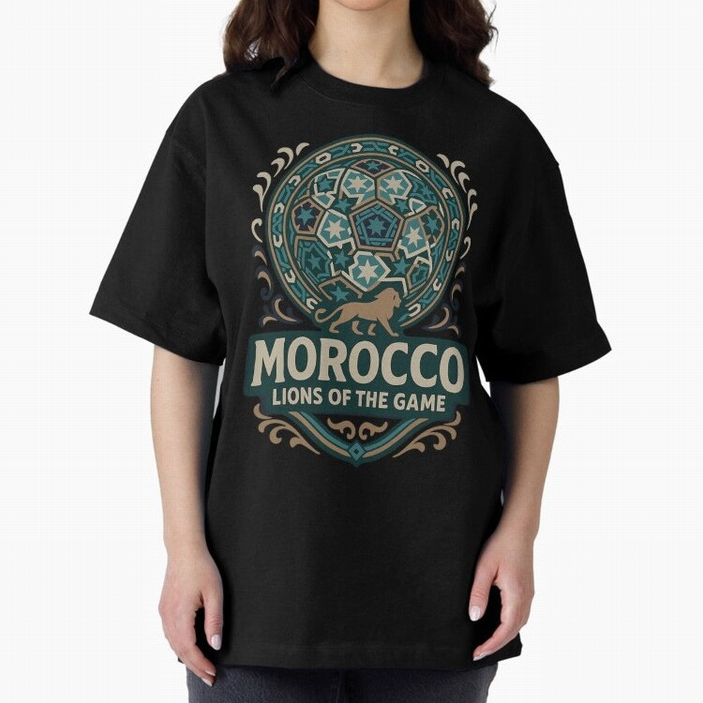 Morocco Lions Of The Game Classic T-Shirt Fuel Your Fan Pride for Global Football Passion for FIFA World Cup 2026 Group Stage, Centered on Messi, Neymar and Mbappe, Germany, Stadium Memories, Football Loyalty, International Chants and Championship