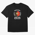 Portugal 2026 World Football Soccer Fan Design T-Shirt_87038236 Classic T-Shirt Experience the Global Stage of FIFA World Cup 2026 USA Canada Mexico Capturing Messi and Cristiano Ronaldo, Brazil, Portugal and Argentina Energy, Fan Favorite Moments,