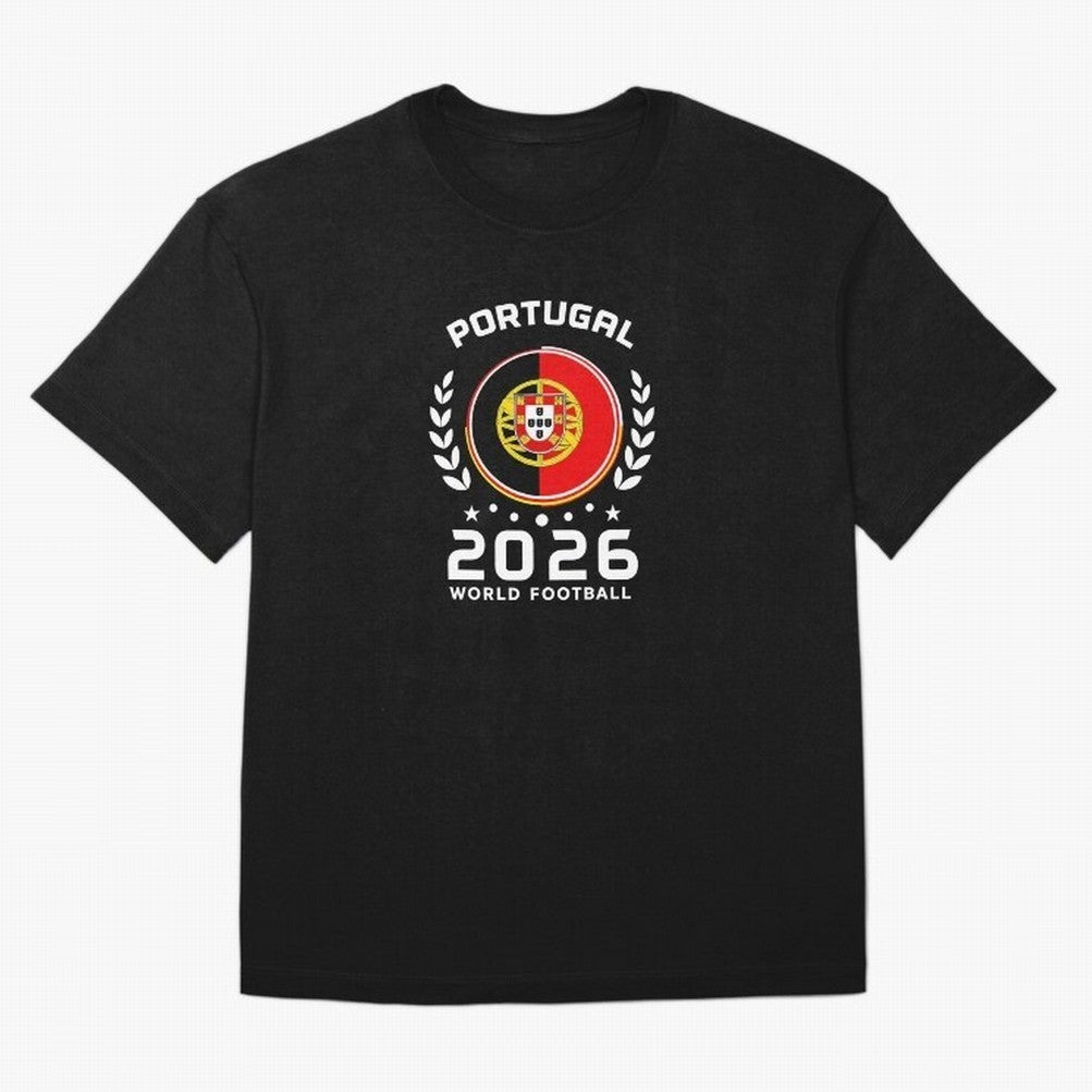 Portugal 2026 World Football Soccer Fan Design T-Shirt_87038236 Classic T-Shirt Experience the Global Stage of FIFA World Cup 2026 USA Canada Mexico Capturing Messi and Cristiano Ronaldo, Brazil, Portugal and Argentina Energy, Fan Favorite Moments,