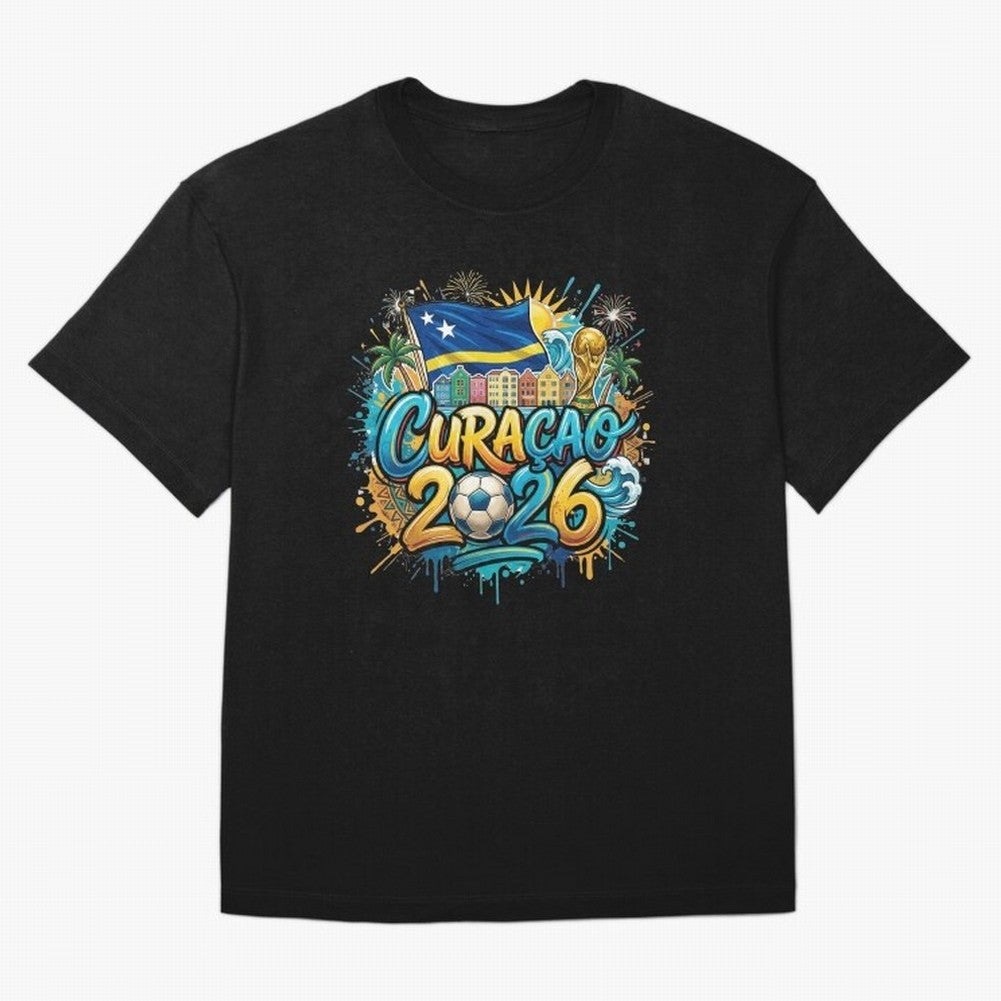 Curacao World Cup 2026 Football Legacy Classic T-Shirt Represent the Passion of FIFA World Cup 2026 Inspired by Neymar, Argentina Energy, Game Day Rituals, Football Legends, Country Pride and the Road to the Final; Perfect for Fans, Collectors,