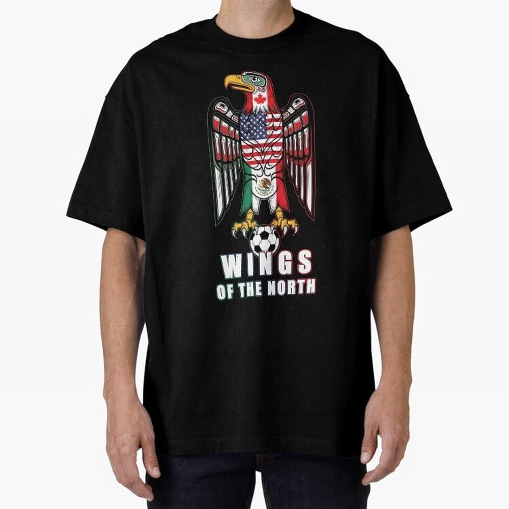 Eagle of the Americas - United Wings 2026 Classic T-Shirt Bring a Champion Mindset to FIFA World Cup 2026 Highlighting Cristiano Ronaldo, Haaland and CR7, Argentina and Brazil Energy, Vintage Soccer Flavor, Modern Football Stars, National Flags and