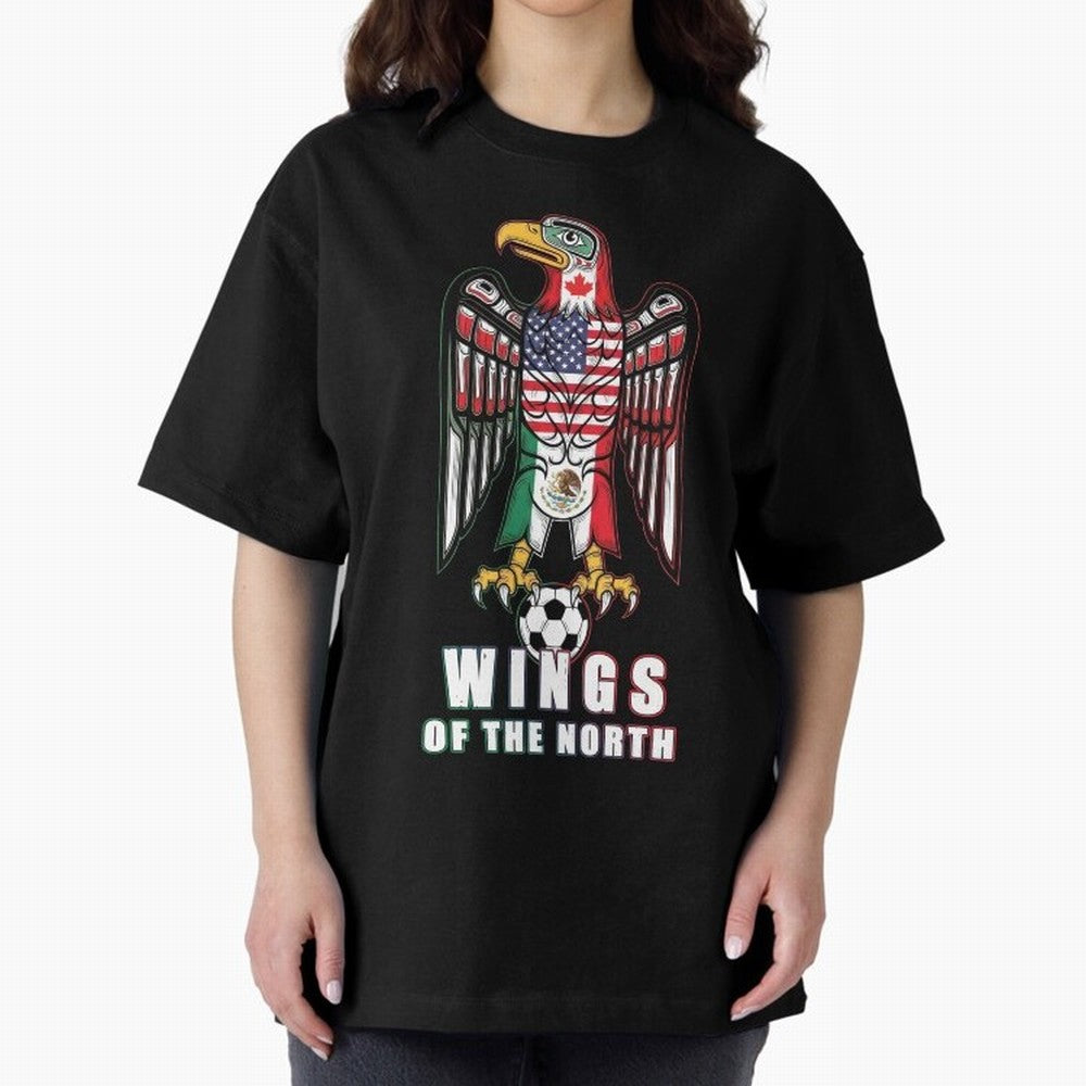 Eagle of the Americas - United Wings 2026 Classic T-Shirt Bring a Champion Mindset to FIFA World Cup 2026 Highlighting Cristiano Ronaldo, Haaland and CR7, Argentina and Brazil Energy, Vintage Soccer Flavor, Modern Football Stars, National Flags and