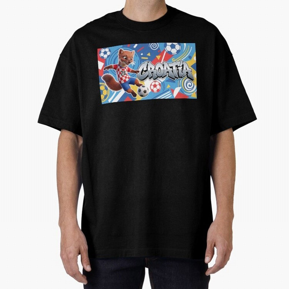 World Cup 2026 Croatia Soccer Team Fan Art Classic T-Shirt Feel the Trophy Chase of FIFA World Cup 2026 Group Stage Spirit, Highlighting France, Messi, Classic Soccer Heritage, Championship Pressure, Fan Loyalty and International Pride; Great for