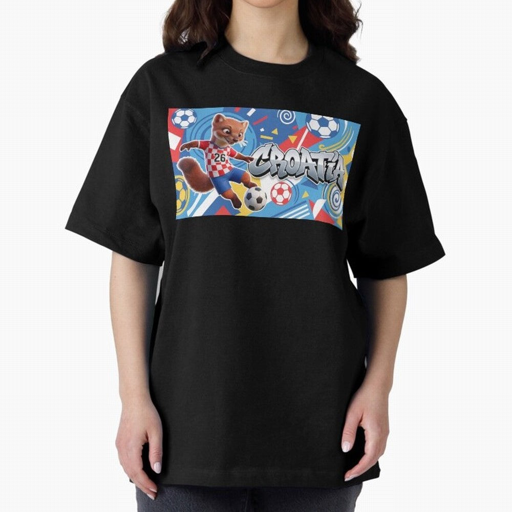 World Cup 2026 Croatia Soccer Team Fan Art Classic T-Shirt Feel the Trophy Chase of FIFA World Cup 2026 Group Stage Spirit, Highlighting France, Messi, Classic Soccer Heritage, Championship Pressure, Fan Loyalty and International Pride; Great for