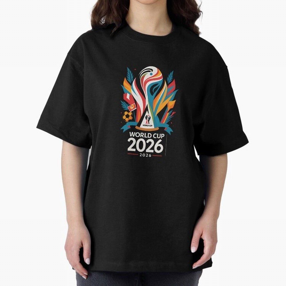USA World Cup 2026 Football Fan T-Shirt_84827790 Oversized T-Shirt Elevate Match Day Hype around FIFA World Cup 2026 Group Stage, Neymar, Argentina, Soccer Culture, Superstar Moments, National Team Dreams and Competitive Fire; Perfect for People