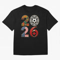 United 2026 Soccer Fan - North America Host Countries Oversized T-Shirt Back the Journey through FIFA World Cup 2026 Group Stage for Fans of Haaland and Mbappe and Spain, Bringing Champion Mindset, Group Stage Buzz, Knockout Tension and Passionate