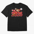 2026 World Cup Canada Oversized T-Shirt Stand with FIFA World Cup 2026 Group Stage Centered on Haaland, France Energy, Match Day Excitement, Supporter Culture, Golden Goals and Global Football Passion; Ideal for Fans Who Follow Messi, Cristiano