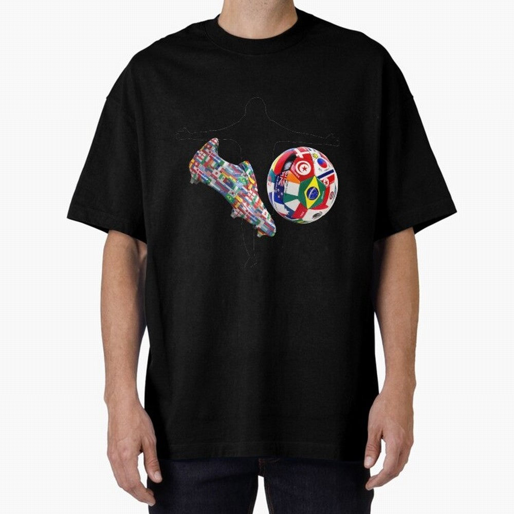 world cup Oversized T-Shirt Support the Legends of Match Day Hype around FIFA World Cup 2026, Mbappe, England, Tournament Hype, Historic Matchups, Family Viewing Parties and Global Sports Pride; Built for Supporters Chasing Trophy Dreams, Final