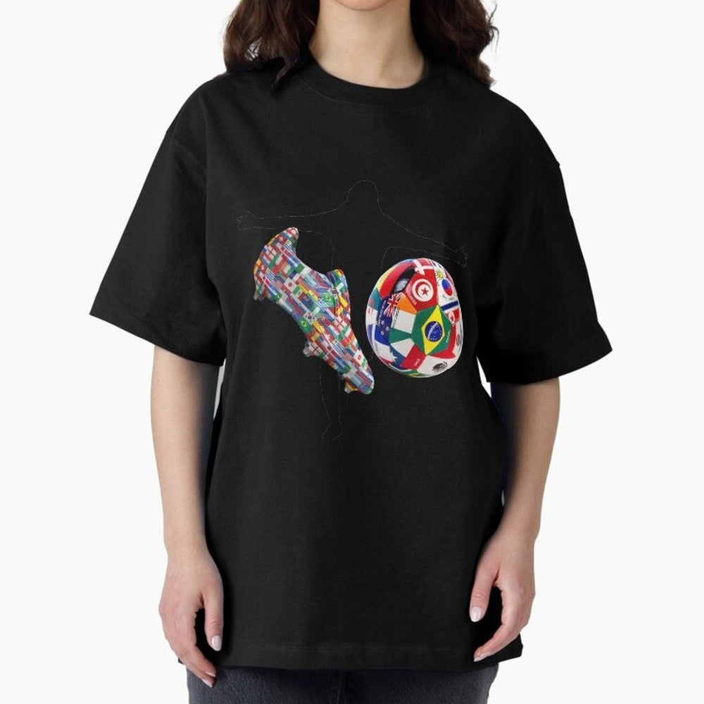 world cup Oversized T-Shirt Support the Legends of Match Day Hype around FIFA World Cup 2026, Mbappe, England, Tournament Hype, Historic Matchups, Family Viewing Parties and Global Sports Pride; Built for Supporters Chasing Trophy Dreams, Final