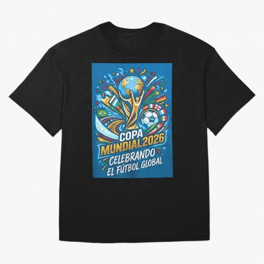 World Cup Oversized T-Shirt Follow the Final Road of the FIFA World Cup 2026 Journey through Cristiano Ronaldo Highlights, Brazil, Portugal and Argentina Pride, Stadium Memories, Football Loyalty, International Chants and Championship Tradition;