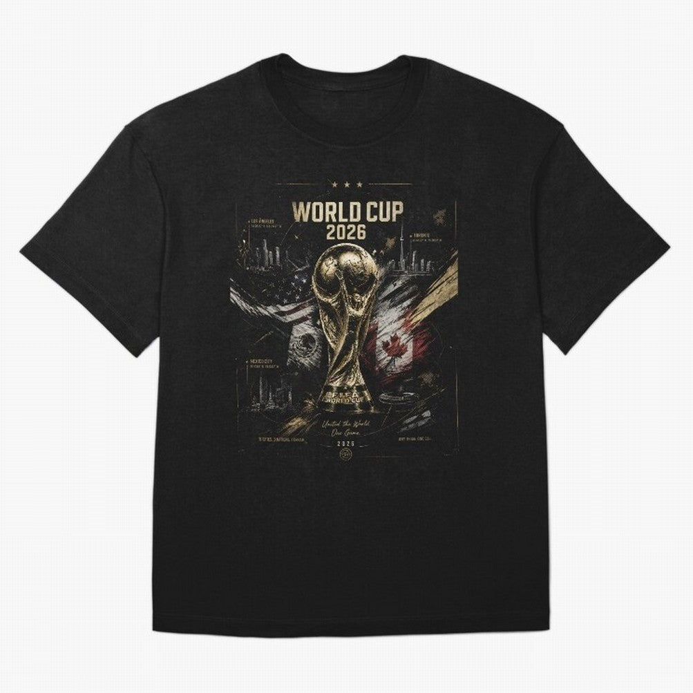 2026 FIFA World Cup Oversized T-Shirt Bring Legendary Rivalry Energy to FIFA World Cup 2026 USA Canada Mexico Spirit, Connected to France, Haaland and Mbappe, Match Day Excitement, Supporter Culture, Golden Goals and Global Football Passion; Made