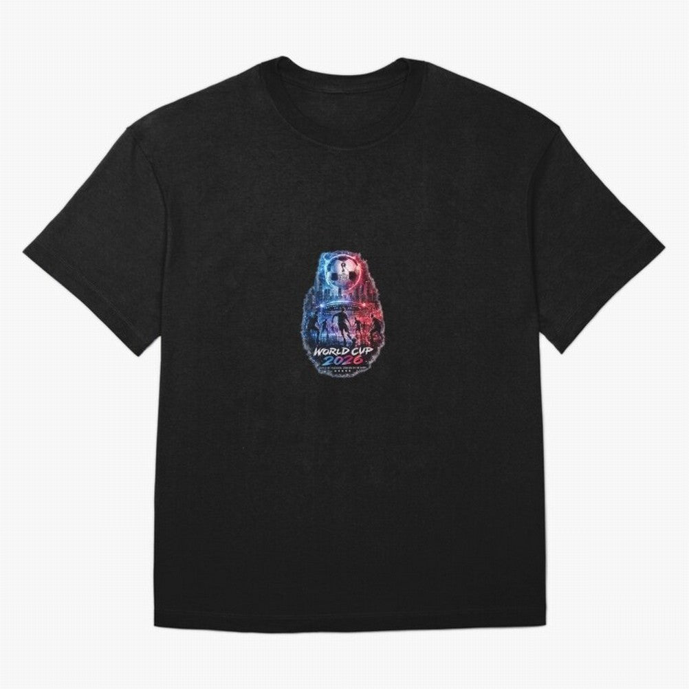 Copy of World Cup 2026 ¨C United Passion ?? | Neon Football Design Oversized T-Shirt Celebrate Fan Culture around Match Day Hype around FIFA World Cup 2026 Group Stage, Cristiano Ronaldo, Haaland and CR7, Germany, Supporter Pride, Iconic