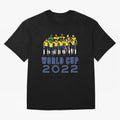 World Cup 2022 Oversized T-Shirt Follow the Final Road of the FIFA World Cup 2026 Journey through Neymar Highlights, England, France and Netherlands Pride, Stadium Memories, Football Loyalty, International Chants and Championship Tradition; Made