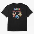 Soccer Mascots 2026 USA Mexico Canada Time To Play Oversized T-Shirt Feel the Trophy Chase of FIFA World Cup 2026 USA Canada Mexico Spirit, Centered on England, France and Netherlands, Cristiano Ronaldo, Worldwide Fan Energy, Dramatic Goals,