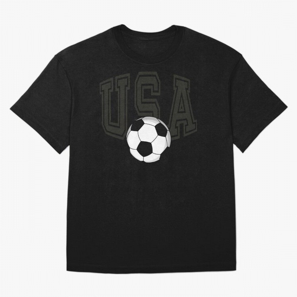 USA soccer ball American world cup 2026 fan Oversized T-Shirt Represent Match Day Hype around FIFA World Cup 2026 Group Stage, Messi, Neymar and Mbappe, Argentina, France and Brazil, Tournament Hype, Historic Matchups, Family Viewing Parties and