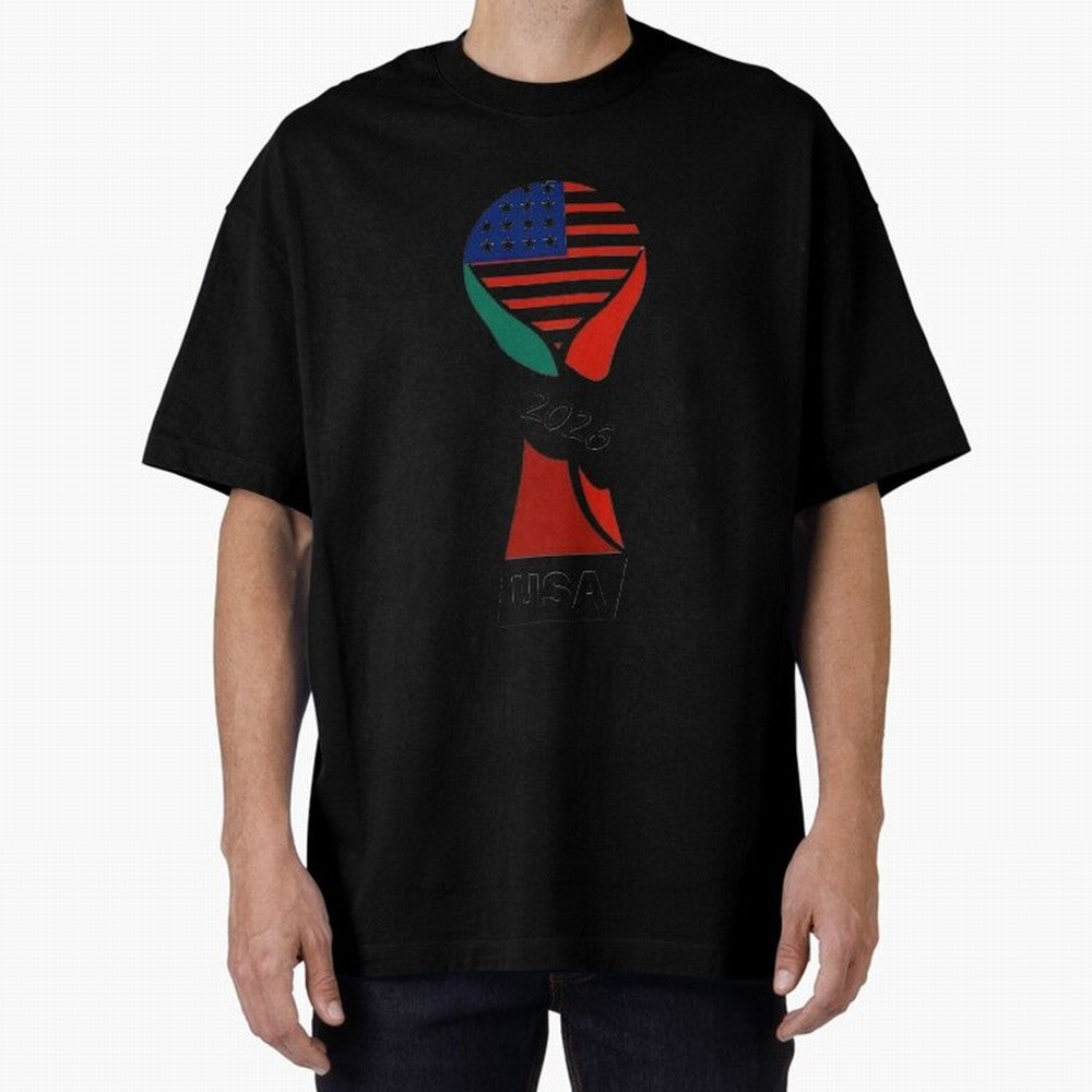 T-shirt usa FIFA world 2026 Oversized T-Shirt Bring Retro Soccer Energy to FIFA World Cup 2026 with Neymar, England Energy, Fan Favorite Moments, National Team Passion, Big Match Drama and Soccer History; Built for Supporters Chasing Trophy Dreams,