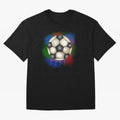 Football soccer Oversized T-Shirt Capture FIFA World Cup 2026 Group Stage Inspired by Neymar, England and Germany Energy, Worldwide Fan Energy, Dramatic Goals, Stadium Lights and Championship Celebrations; Created for Match Day Parties, Soccer