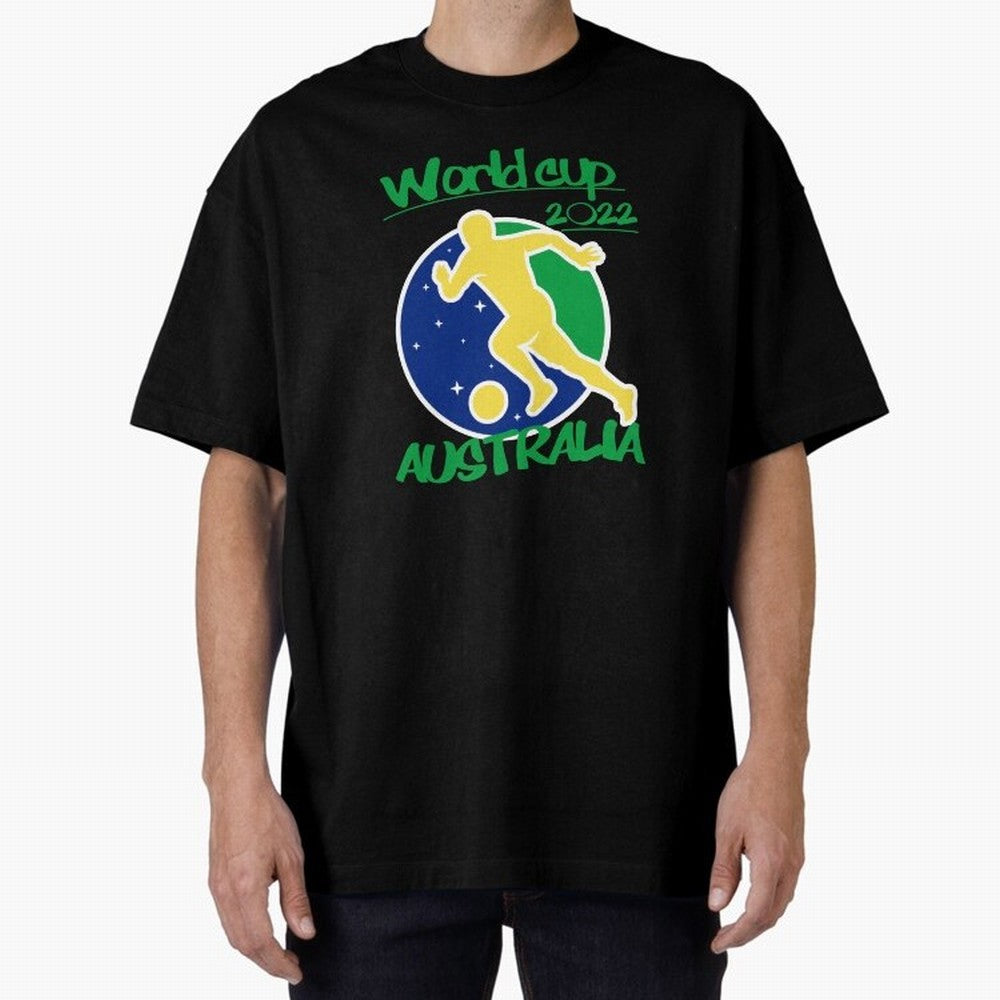 Australia World Cup 2022 Oversized T-Shirt Celebrate Football Dreams Across Match Day Hype around FIFA World Cup 2026 USA Canada Mexico, Messi, CR7 and Mbappe, Argentina and Brazil, Tournament Hype, Historic Matchups, Family Viewing Parties and