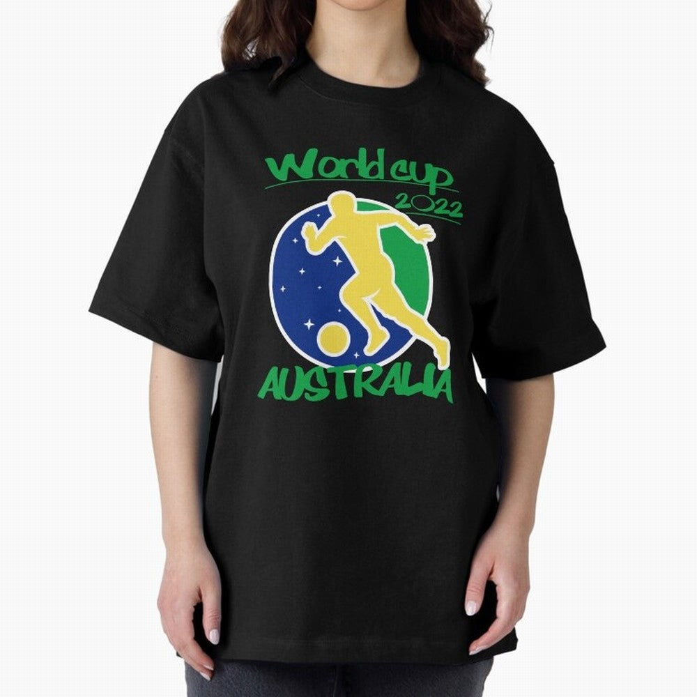 Australia World Cup 2022 Oversized T-Shirt Celebrate Football Dreams Across Match Day Hype around FIFA World Cup 2026 USA Canada Mexico, Messi, CR7 and Mbappe, Argentina and Brazil, Tournament Hype, Historic Matchups, Family Viewing Parties and