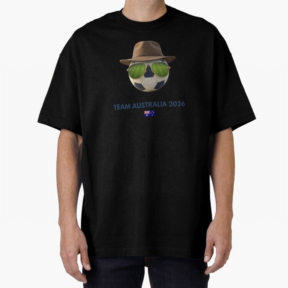 Soccer Fan Gear: Team Australia 2026 Oversized T-Shirt Feel FIFA World Cup 2026 Group Stage for Fans of Cristiano Ronaldo, Haaland and CR7 and Netherlands, Bringing Fan Favorite Moments, National Team Passion, Big Match Drama and Soccer History;