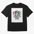 World Cup Soccer 2026 Canada USA Mexico Design Oversized T-Shirt Celebrate Soccer Greatness during FIFA World Cup 2026 USA Canada Mexico for Fans of Mbappe and England, France and Netherlands, Bringing Goal Celebration Energy, Supporter Heritage,