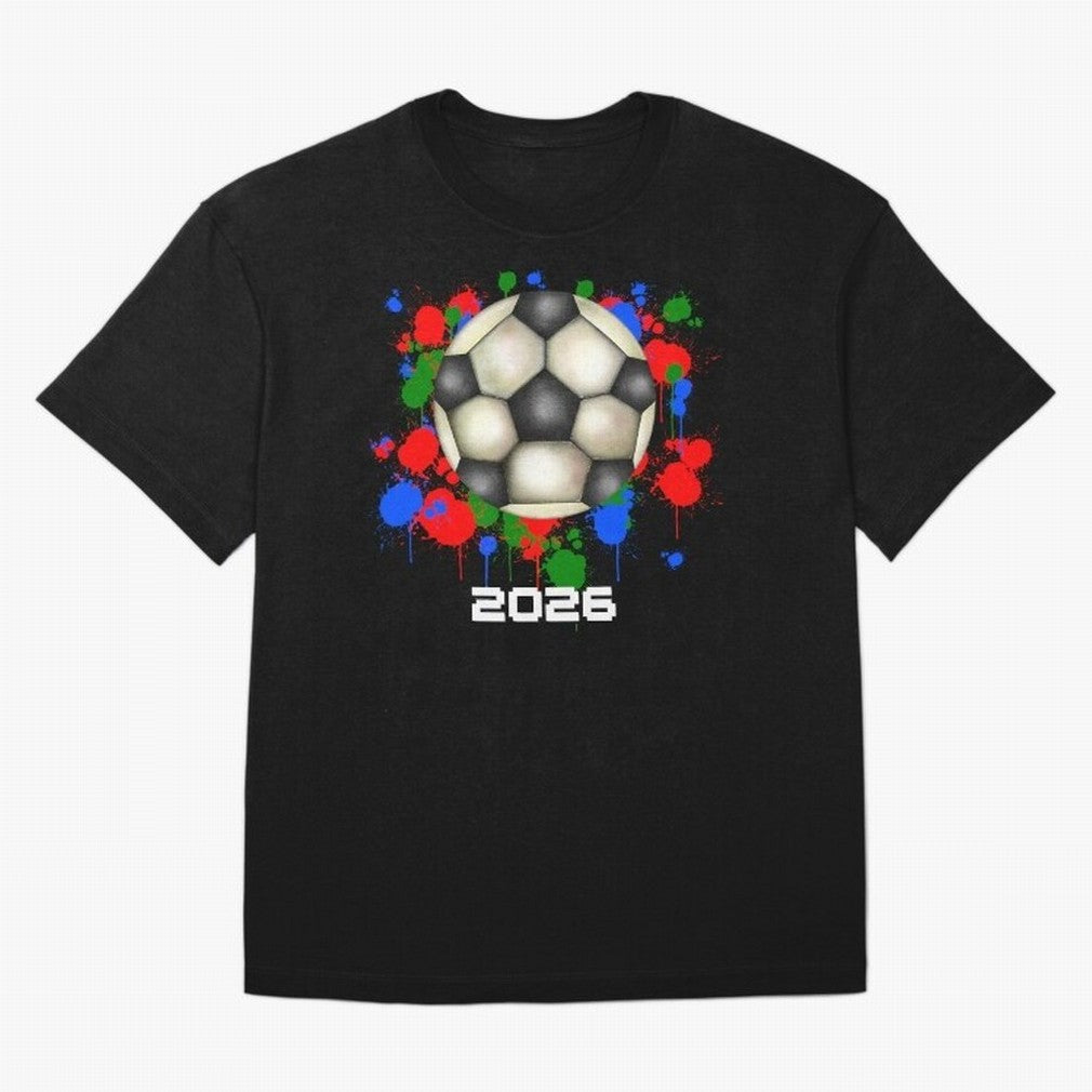 Football 2026 Oversized T-Shirt Support the Legends of FIFA World Cup 2026 Group Stage Inspired by Neymar, Spain and Netherlands Energy, Match Day Excitement, Supporter Culture, Golden Goals and Global Football Passion; Perfect for Fans,