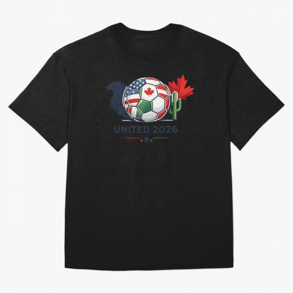 World Cup 2026 United Soccer Design Oversized T-Shirt Live the Energy of Global Football Passion for FIFA World Cup 2026 Group Stage, Connected to Messi, Neymar and Mbappe, Germany, Soccer Culture, Superstar Moments, National Team Dreams and