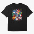 2026 Soccer World USA Flag Burst Fan Tee Oversized T-Shirt Celebrate Football Dreams Across Match Day Hype around FIFA World Cup 2026 Group Stage, Messi, Argentina, Game Day Rituals, Football Legends, Country Pride and the Road to the Final;