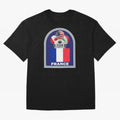 France 2026 Soccer T-shirt Oversized T-Shirt Stand Out with Spirit from FIFA World Cup 2026 Group Stage for Fans of CR7 and Messi and Portugal, Spain and Germany, Bringing Retro Football Energy, Iconic Rivalries, Trophy Chase Drama and Stadium