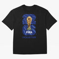 World Cup26 Houston Trophy Oversized T-Shirt Fuel Your Fan Pride for FIFA World Cup 2026 USA Canada Mexico with Neymar, Netherlands Energy, Stadium Memories, Football Loyalty, International Chants and Championship Tradition; Ideal for Football