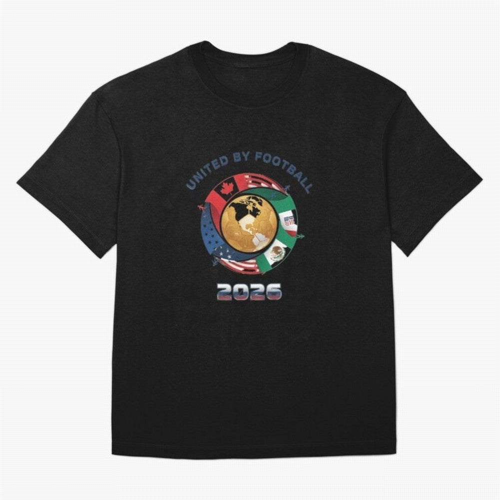 United By Football 2026 Oversized T-Shirt Carry National Pride through Match Day Hype around FIFA World Cup 2026 Group Stage, Neymar, England, France and Netherlands, Tournament Hype, Historic Matchups, Family Viewing Parties and Global Sports