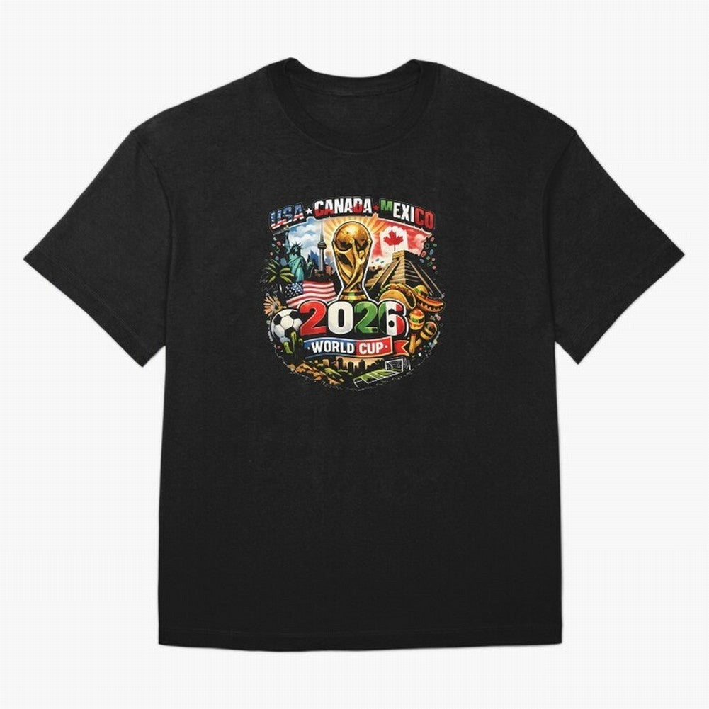 World Cup 2026 Funny Soccer Tournament 2026 T-Shirt_88656674 Oversized T-Shirt Celebrate Supporters United by Global Football Passion for FIFA World Cup 2026, Capturing Neymar, England, Retro Football Energy, Iconic Rivalries, Trophy Chase Drama