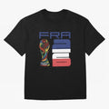 France World Cup 2026 Soccer - FRA 26 Blue White Red Oversized T-Shirt Bring Home the FIFA World Cup 2026 Group Stage Journey through Messi Highlights, Spain and Netherlands Pride, Match Day Excitement, Supporter Culture, Golden Goals and Global